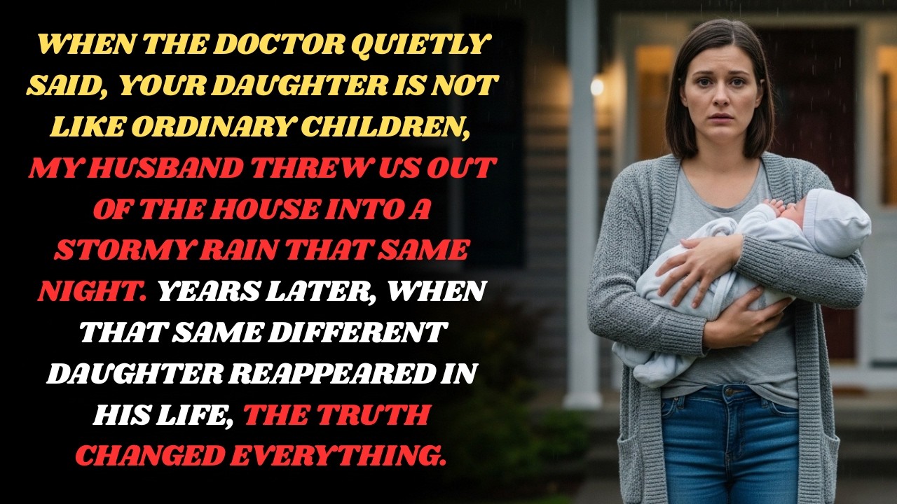 When the Doctor Said My Daughter Was “Different,” My Husband Threw Us Out