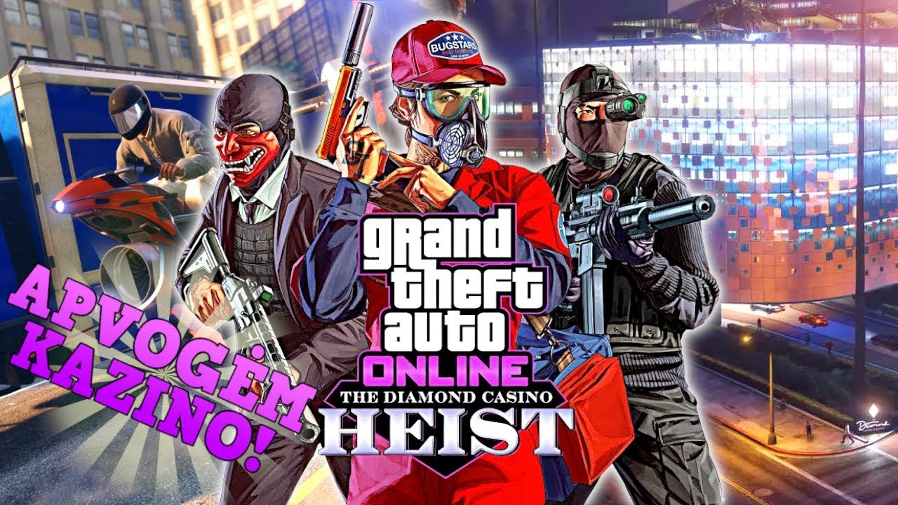 Edvisss Žaidžia - GTA Online #59 KAZINO HEISTAS!