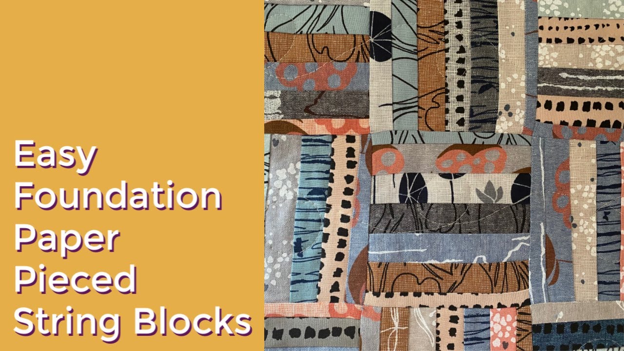 Научитесь делать простые, лоскутные блоки из бумаги