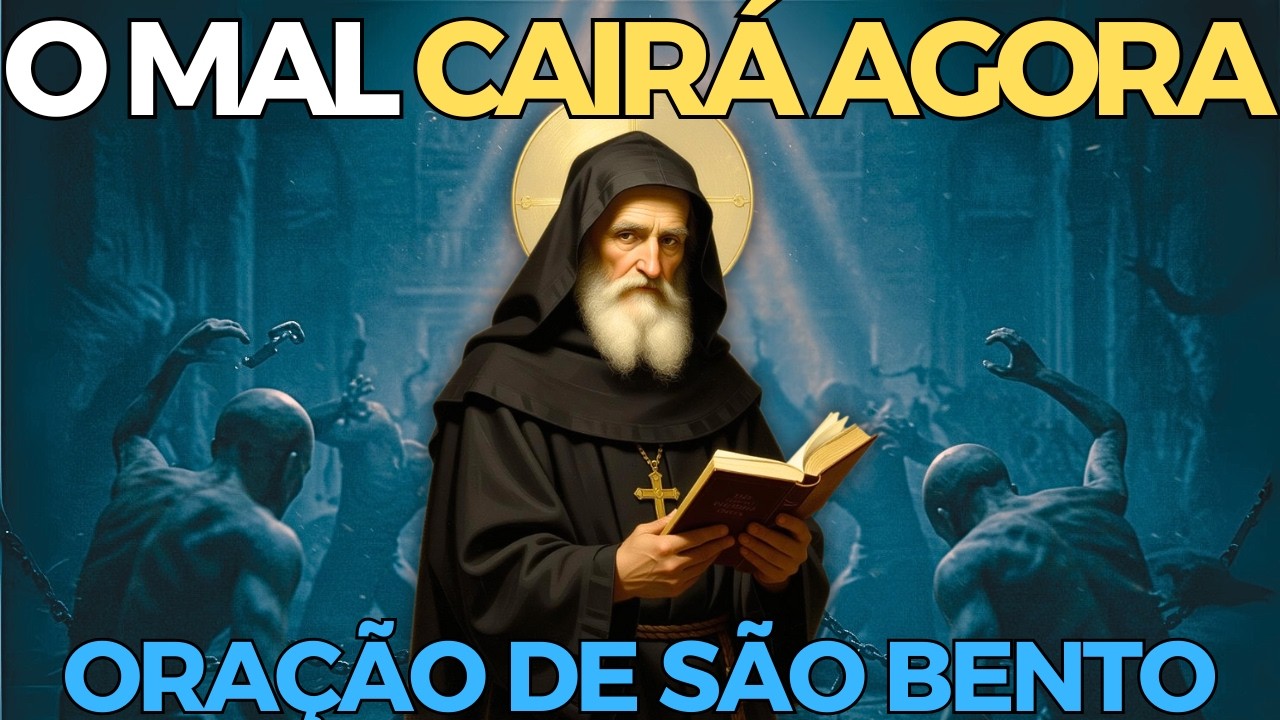 Estão te atacando com inveja? 🙏 Reze esta Oração de São Bento e veja o mal CAIR por terra AGORA!