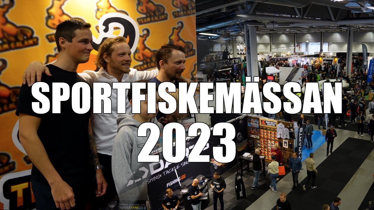 SPORTFISKEMÄSSAN 2023 - Team Galant - ABU - Kanalgratis - Daiwa - Mojoboats - Shimano - Mfl...