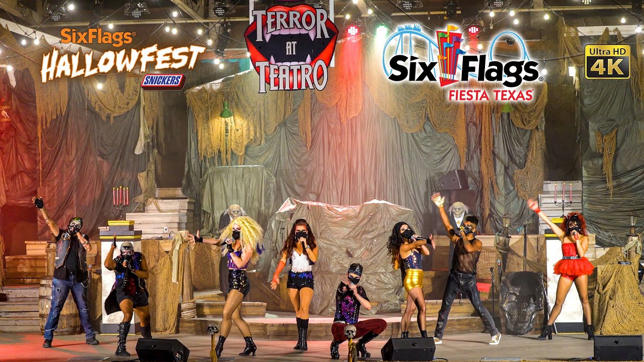 2020 Terror at Teatro Complete Show Ultra HD 4K Hallowfest Six Flags Fiesta Texas