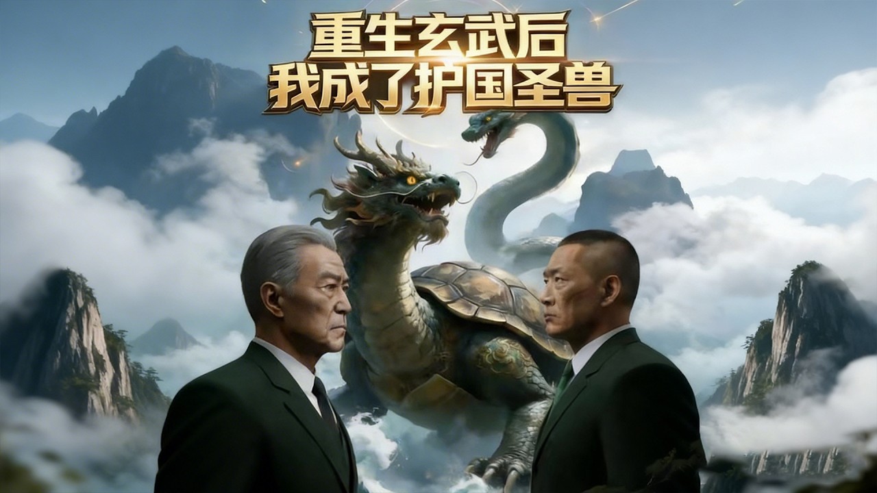 【AI末日回憶錄】《重生玄武後我成了護國聖獸》重生成巴掌大幼玄武，預知浩劫將至，引甘霖驚動眾人。憑特殊能力獲守護，終長成山嶽巨獸鎮壓邪氣。#ai #末日 #movie #喪屍 #AI末日回憶錄