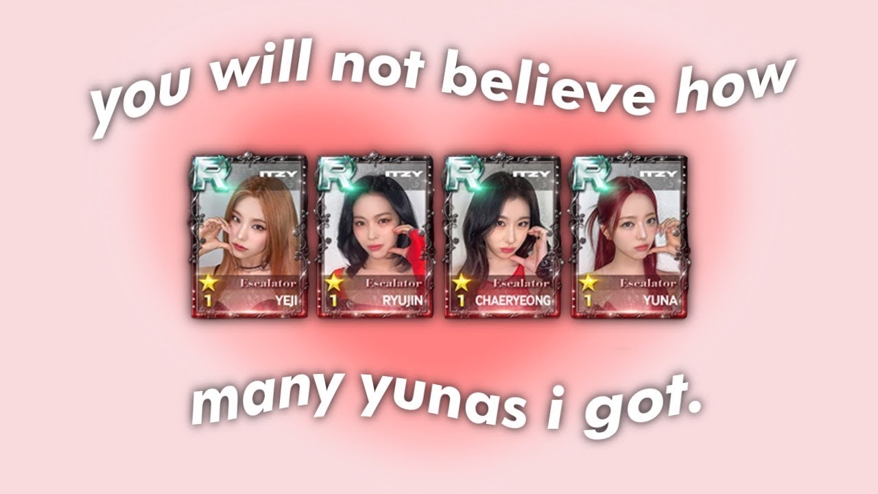 itzy escalator limited theme 🥲 superstar jypnation