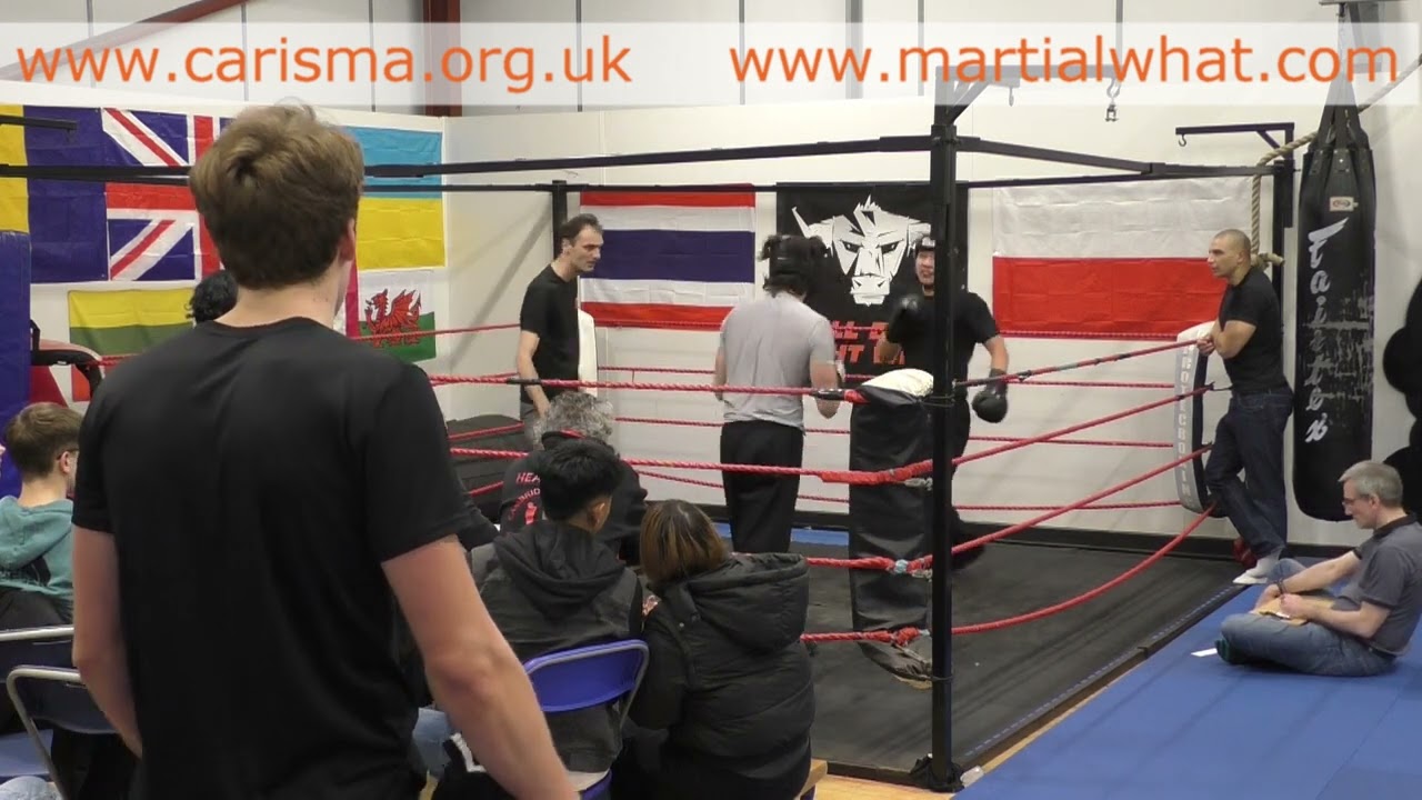 Madden Savage Hall vs. Yifei Liu at the CARISMA Town Vs Gown Kickboxing 2023