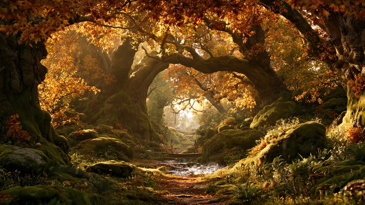 Enchanted Autumn Forest 🍂 Relaxing Celtic Autumn Music for Peaceful Nature Escape