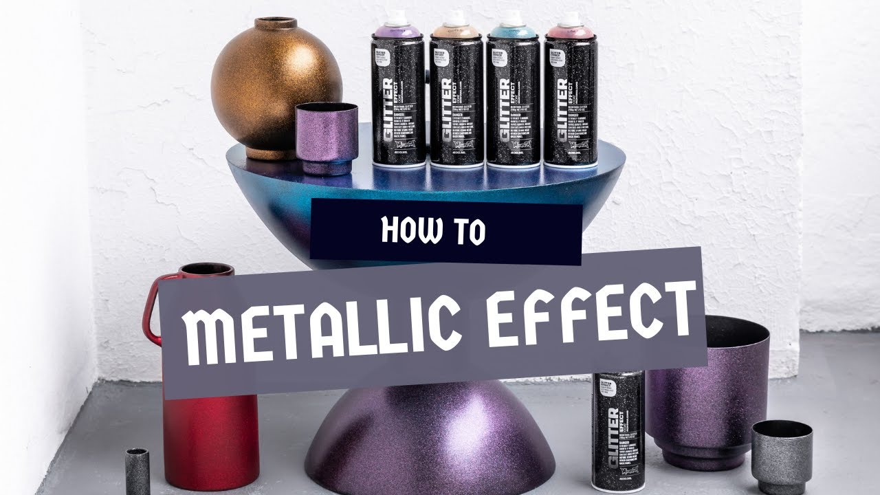 How to Use Montana METALLIC EFFECT Spray Paint: How to use, Tips & Tutorial