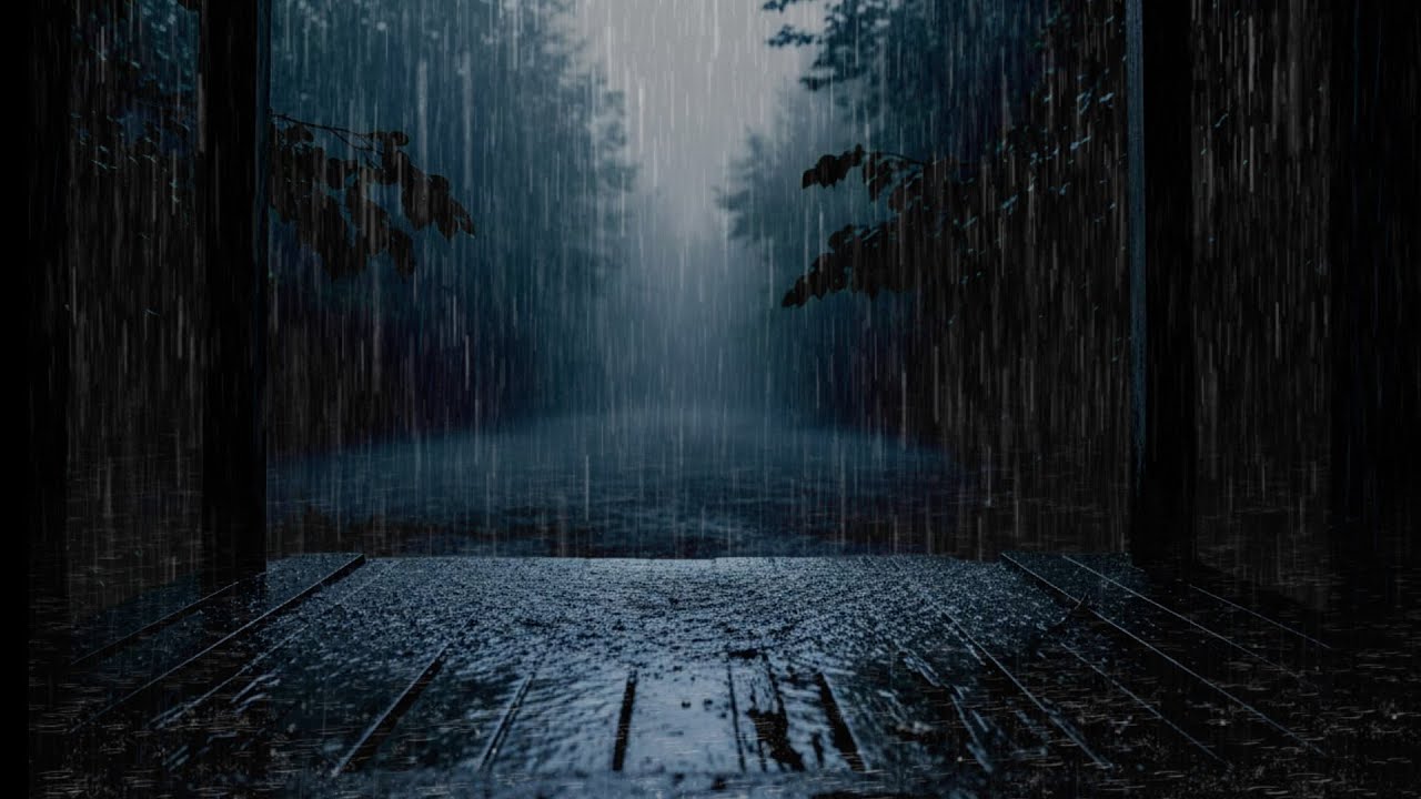 🔴 Thunderstorm Rain Sounds 🌧️ Instantly Relax Your Mind | Sleep & Focus
