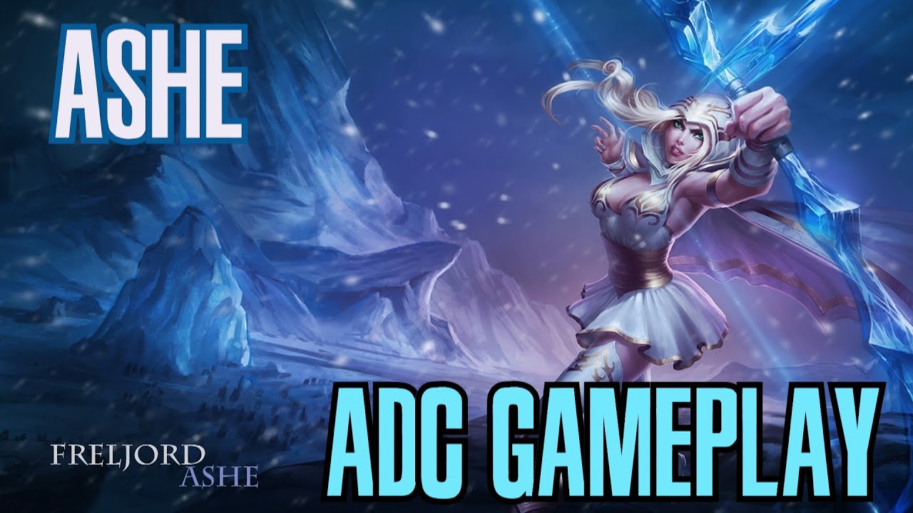 League of Legends - Ashe ADC Gameplay - WHEPA KAITING MECHANICS [PT-BR]