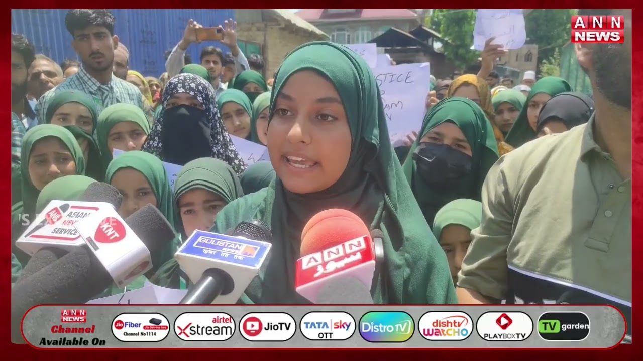 A protest was held in Galwanpora people demanded an immediate and fast-track investigation