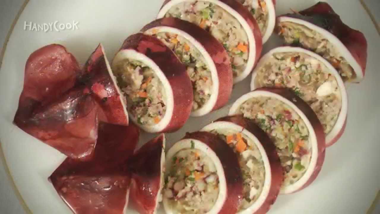 오징어순대 - Ojingeo sundae (Stuffed Squid)
