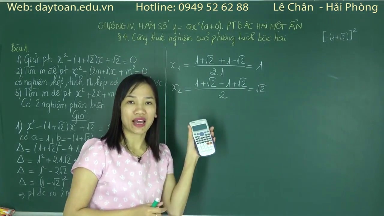 [Toán 9] - tìm m để phương trình có hai nghiệm phân biệt