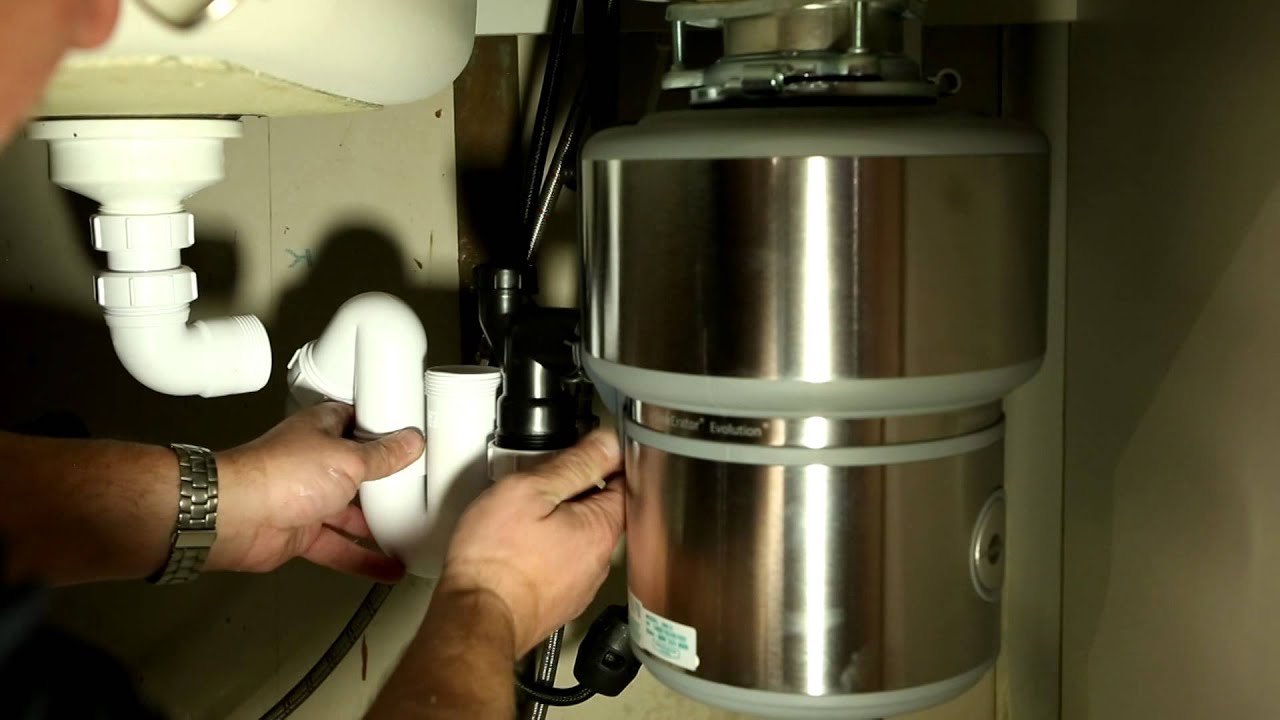 Установка диспоузера InSinkErator