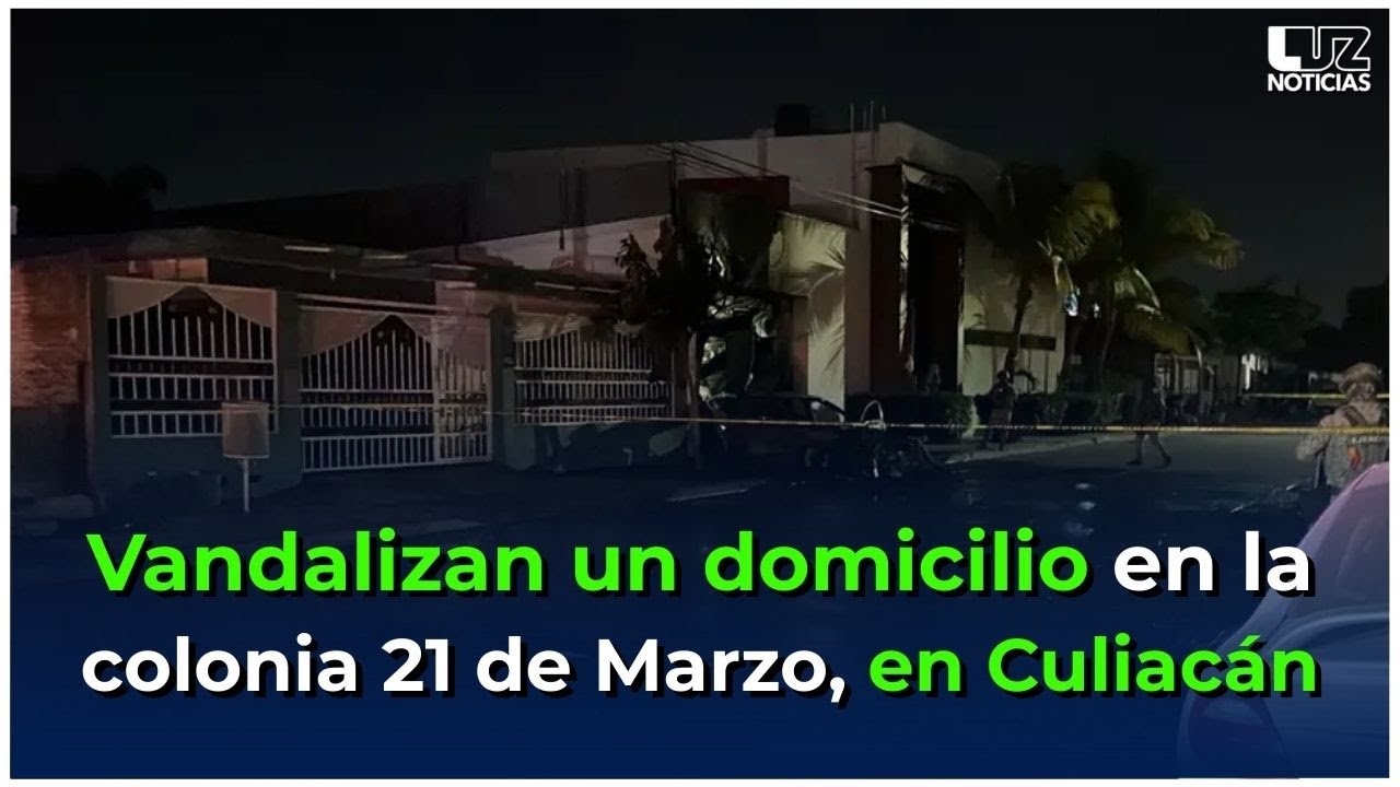 🚨 Vandalizan un domicilio en la colonia 21 de Marzo, en #Culiacán, #EnVivo🔴