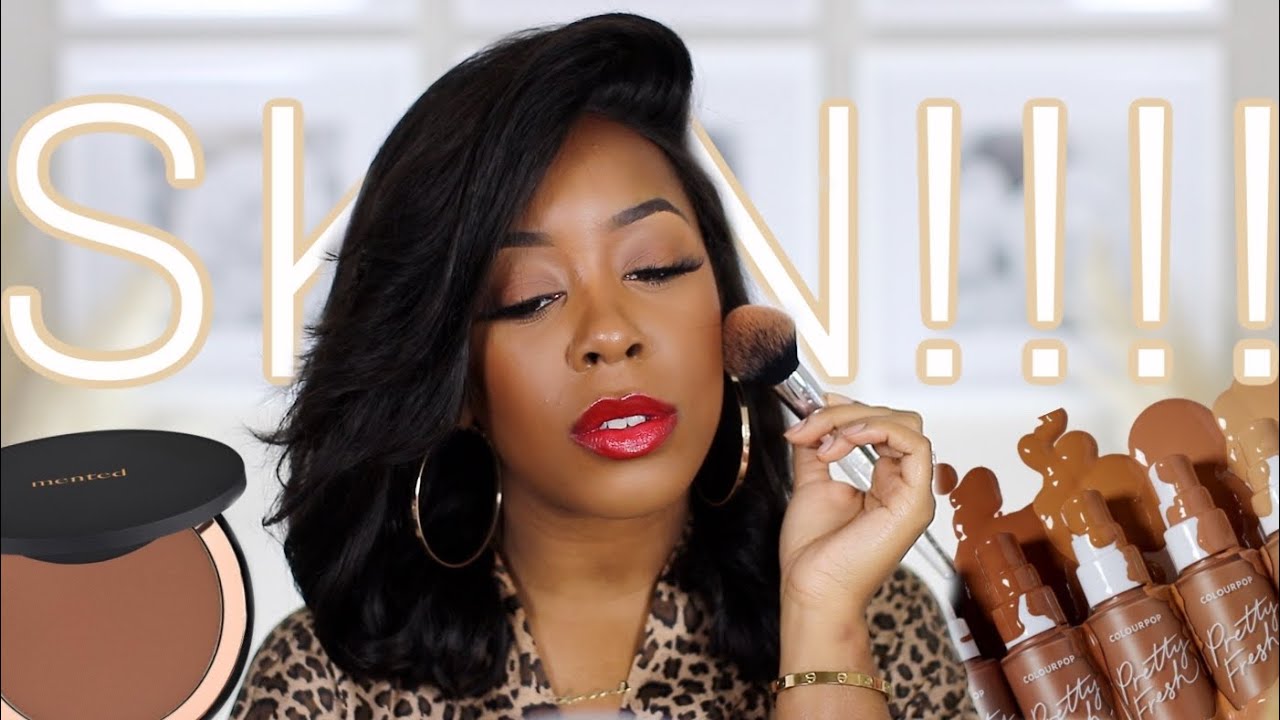 SO MENTED HAS BRONZERS AND COLOURPOP HAS A NEW FOUNDATION?? WHEW! THIS SKINNNN!!!! | Andrea Renee