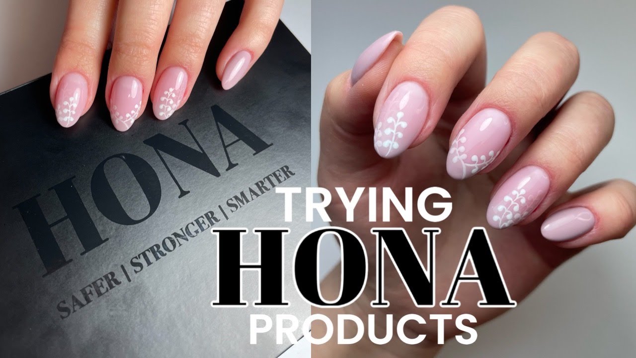 TRYING HONA PRODUCTS 🖤 WATCH ME DO MY NAILS 💅🏻 BIAB BUILDER GEL | PUREFOUNDATION