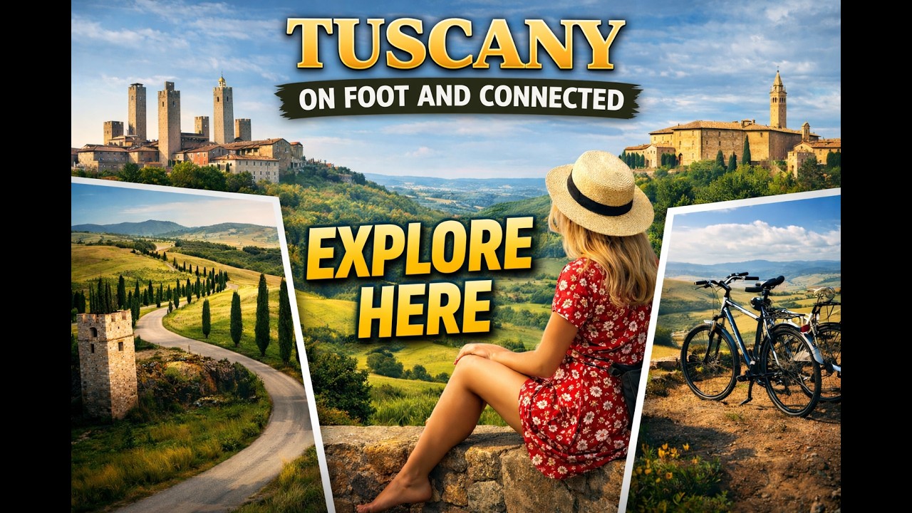 Connected Tuscany: Walk & Bike Routes 🚴‍♂️ | Cities + Countryside Travel Guide (Italy)