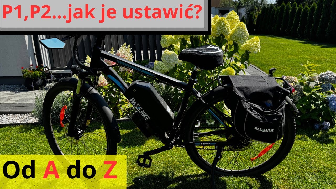 Jak odblokować rower elektryczny?? Pasebike C29 ustawienia | P1..P8| w liczniku Vmax 