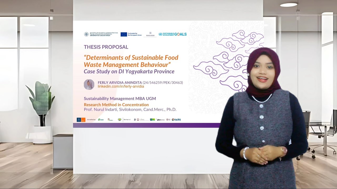Ferly Arvidia: Determinants of Sustainable Food Waste Management Behaviour | RMIC MBA UGM