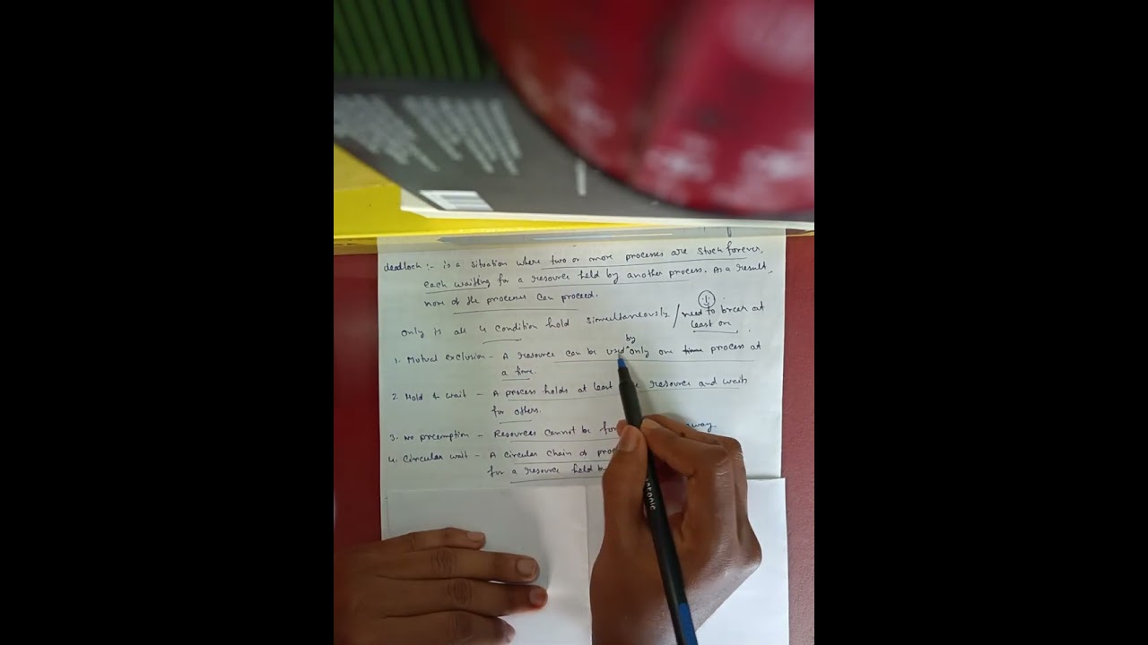Concept of deadlock in a very easy way and how to prevent it, sliding window concept