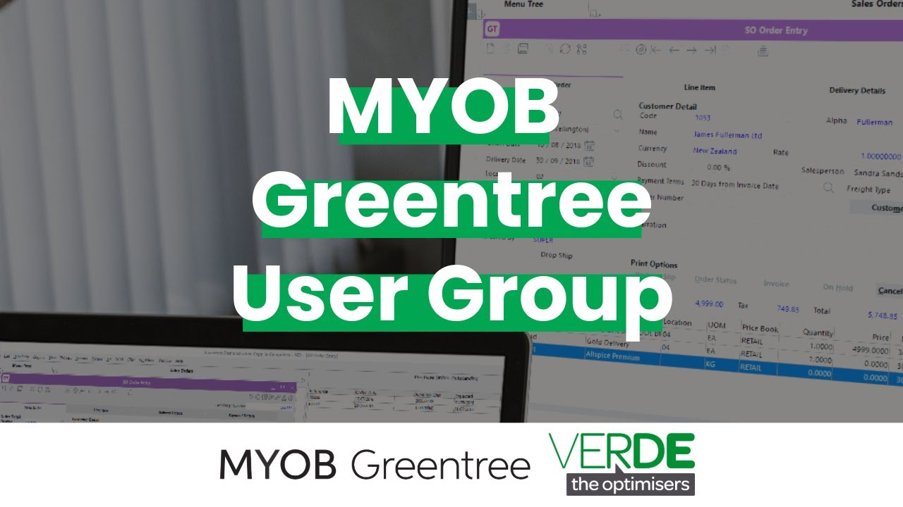 MYOB Greentree User Group Webinar 2025