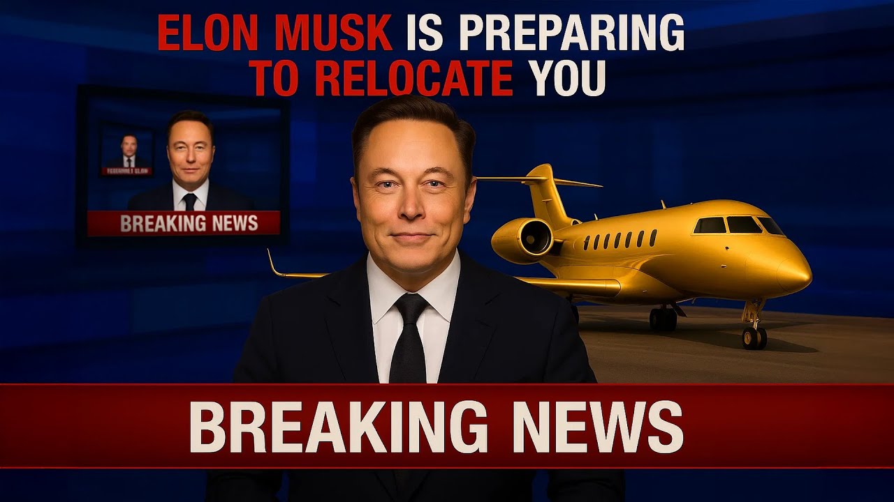 CHOSEN ONE, ELON MUSK IS PREPARING TO RELOCATE YOU