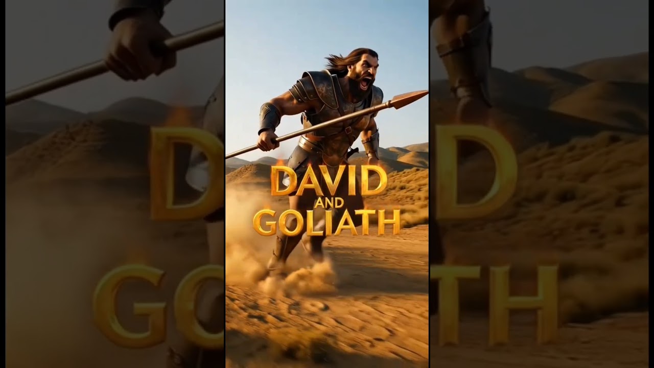 DAVID THE GIANT KILLER #biblestories #christianshorts #davidandgoliath