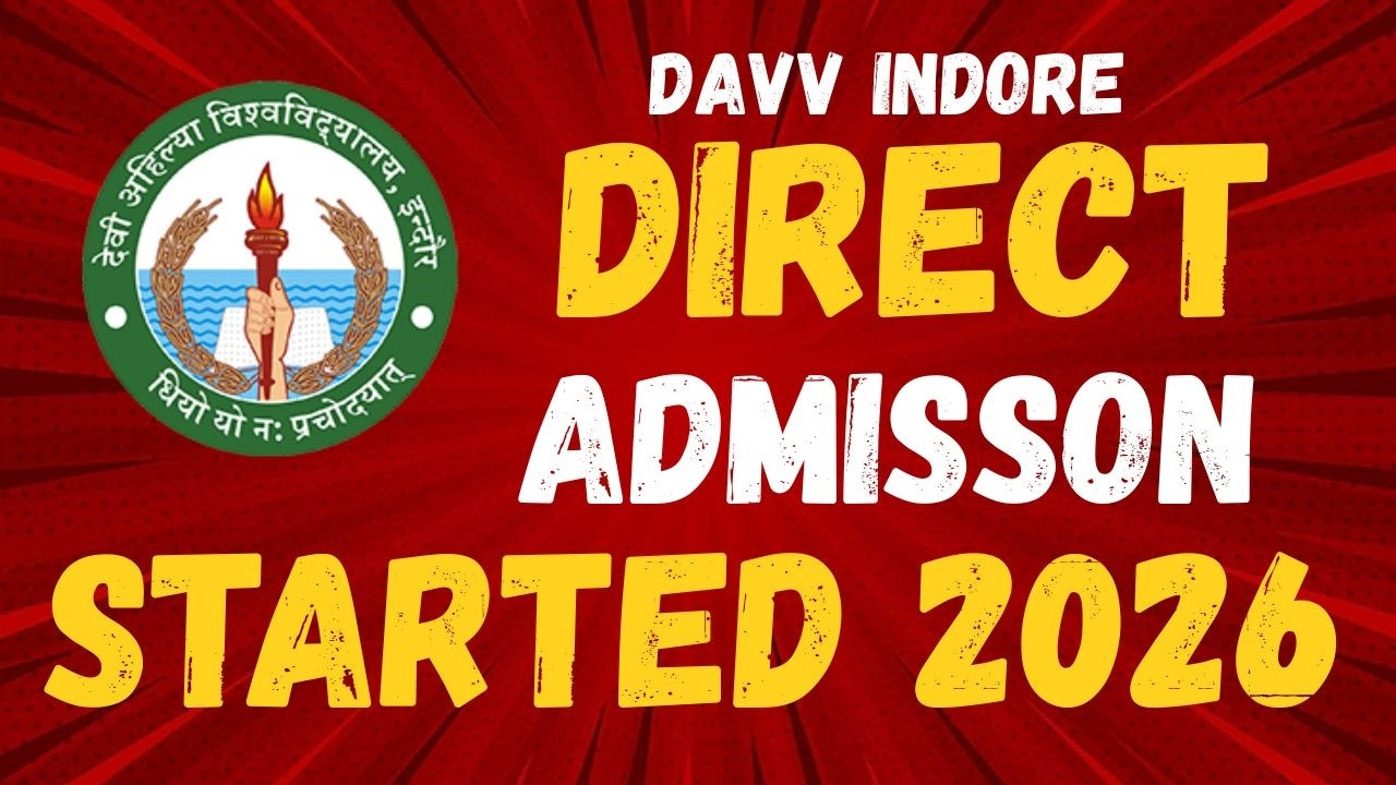 DAVV Indore DIRECT Admission Started 2026