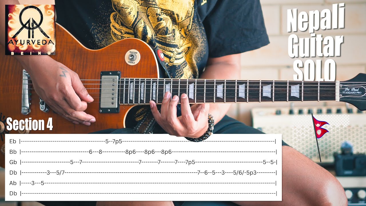 Diwas Gurung Solo lesson with TABS, Sanjha ko bela 4k