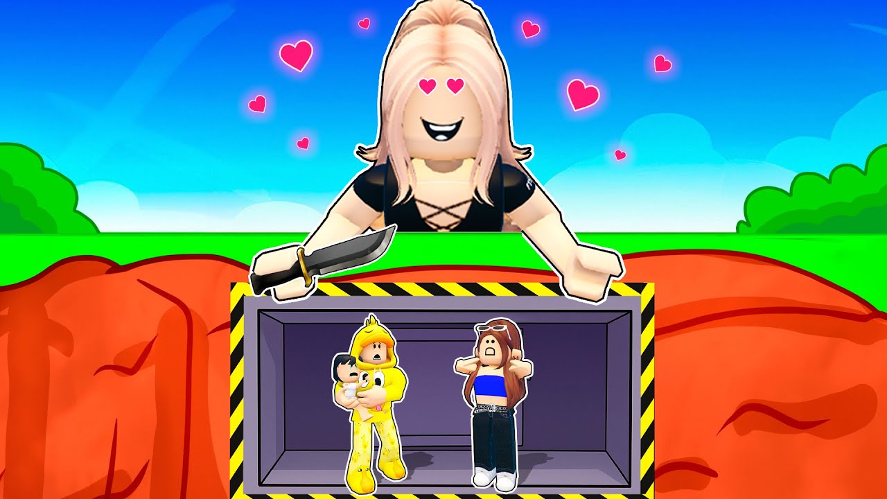 CONSTRUYE para SOBREVIVIR  a mi FAN LOCA en ROBLOX con Melina y Tina!
