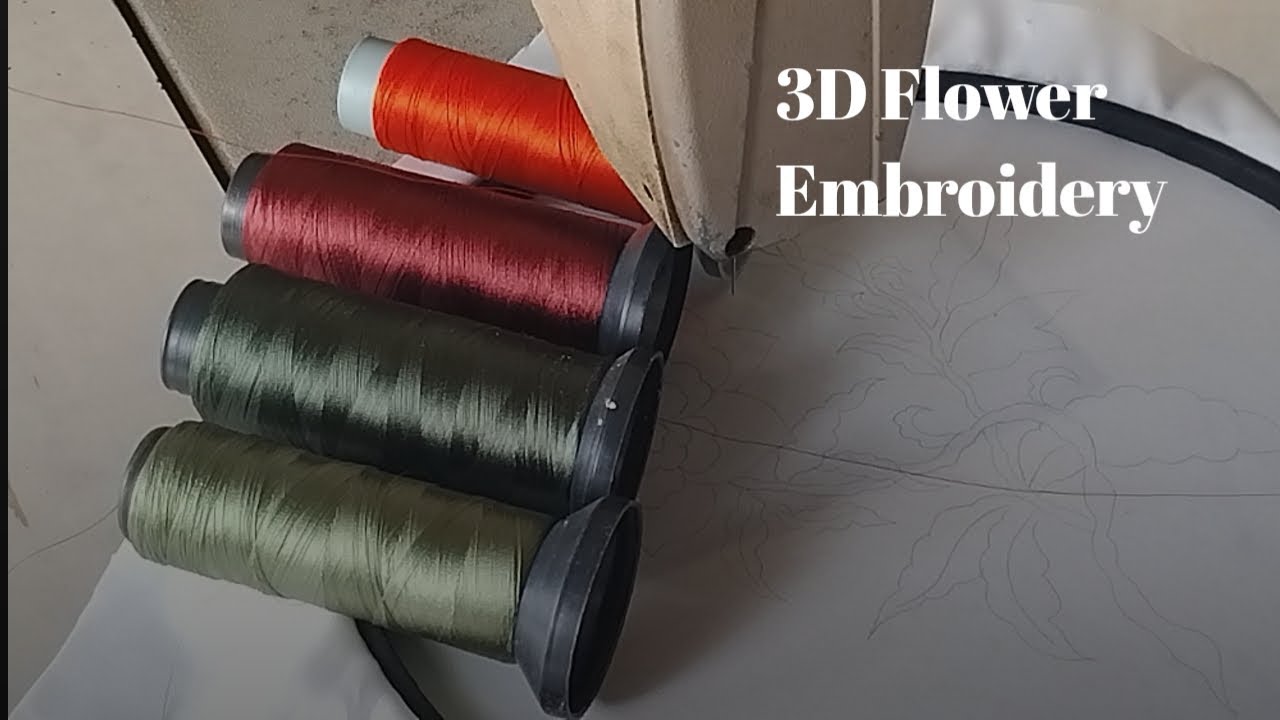 3D Flower Embroidery