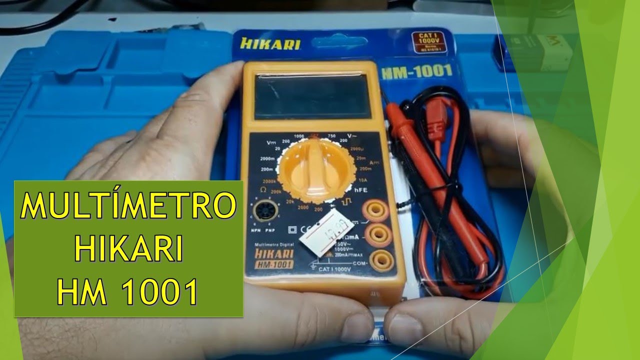 MULTÍMETRO HIKARI HM  1001
