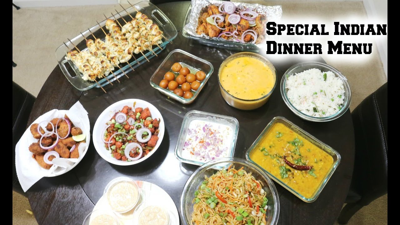 Special Indian Dinner Menu For Guest/Start to Finish/What I Prepare