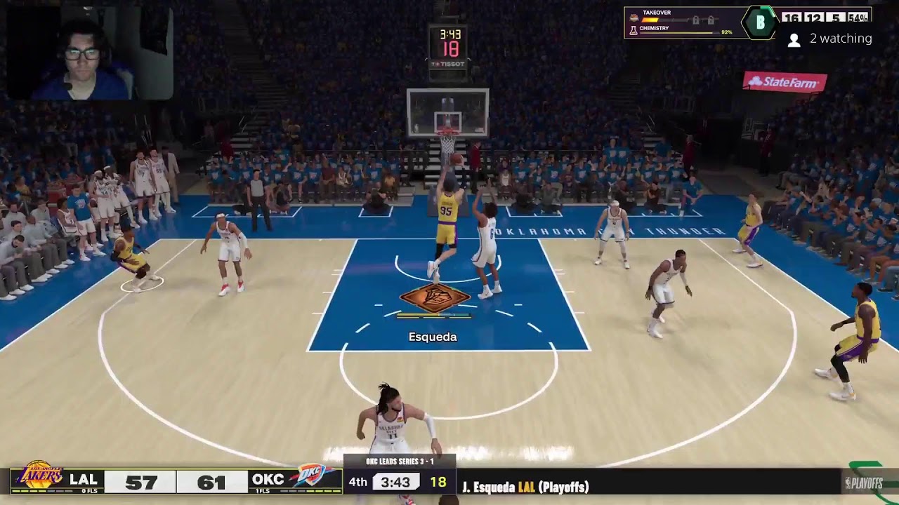2k playoffs w shaq center build