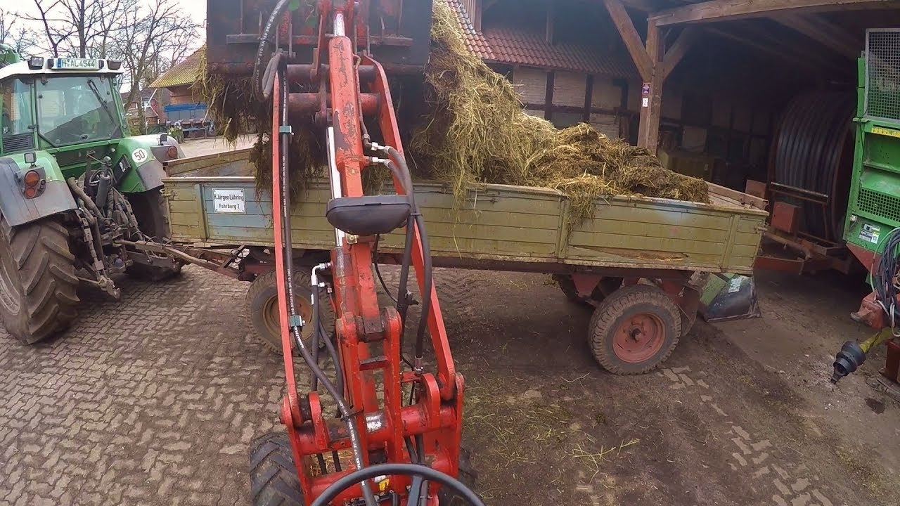 Schäffer 332 | Hoflader | Ausmisten | Bullen & Rinder | Cabview | GoPro