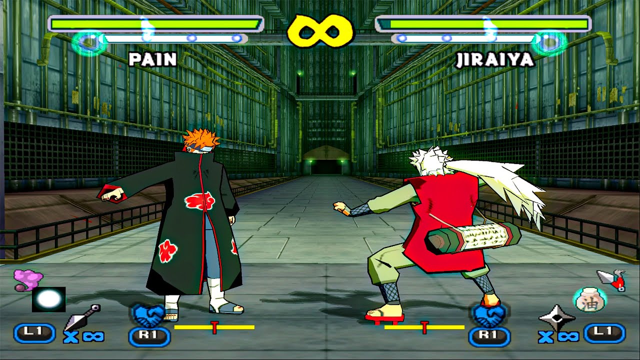 Pain Moveset - Naruto Ultimate Ninja 5 [PS2]