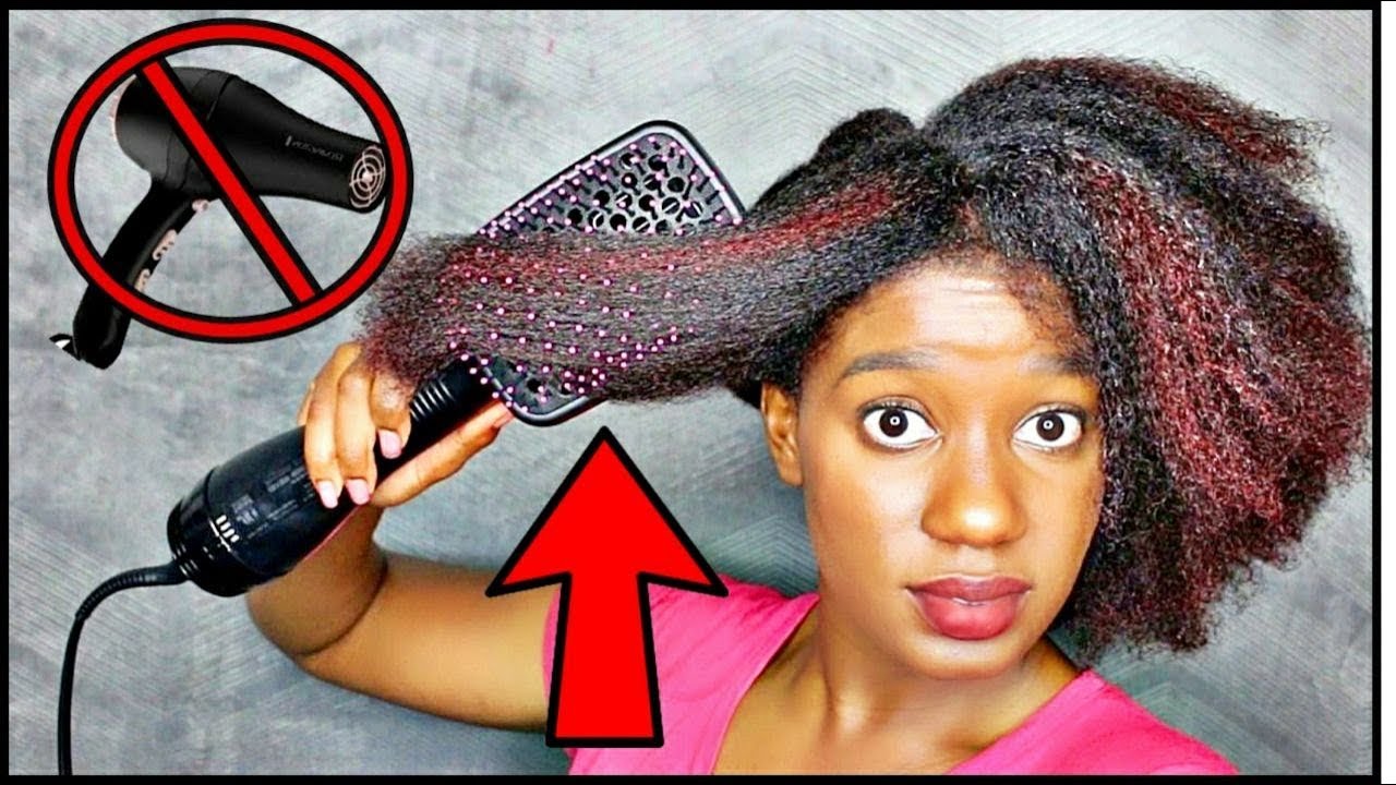 Will this BLOW DRYER DAMAGE Our Natural Hair?!! | Revlon One Step Review & Demo