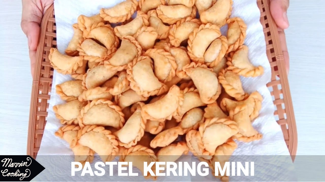 Pastel Kering Mini  |  Pastel Isi Abon  |  Renyah Gurih Enak  |  Marrin Cooking