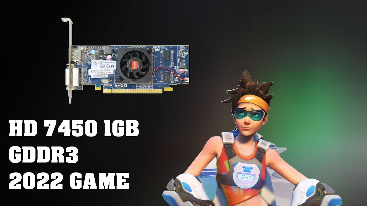 I found something worse than a GT710... - AMD HD7450 - 2022 GAME TEST