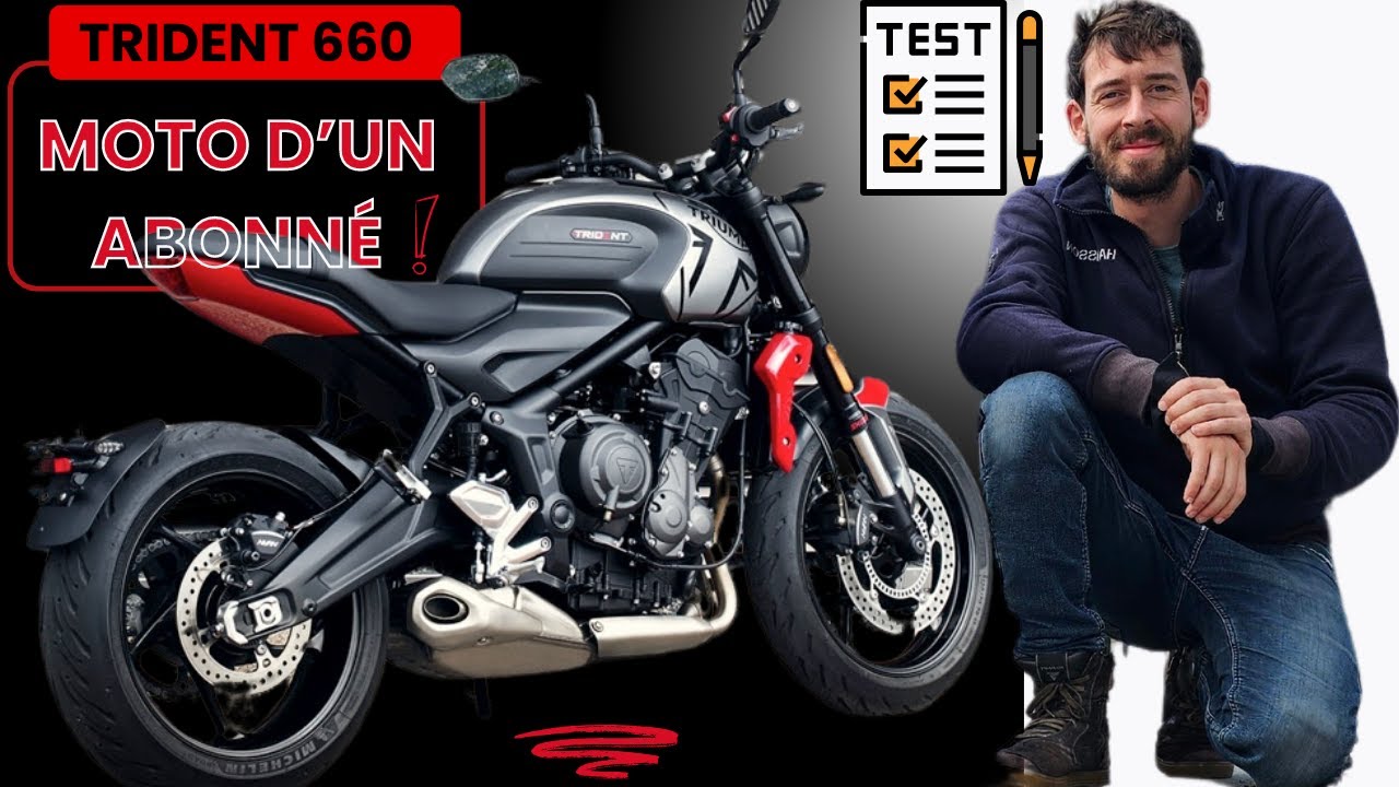 ESSAI TRIDENT 660  TRIUMPH - MOTO D'UN ABONNÉ