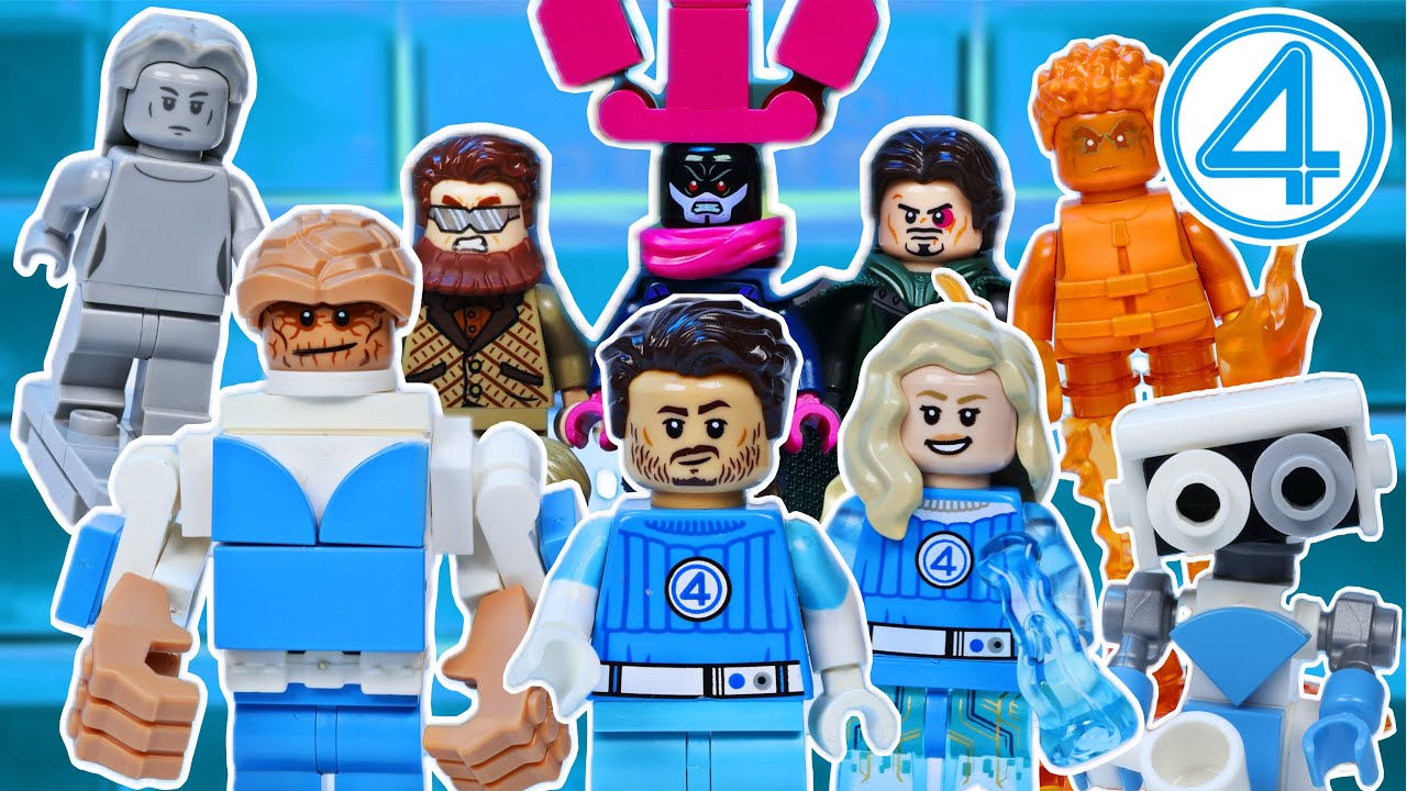 LEGO FANTASTIC FOUR First Steps - Building All Main Characters! 🥶