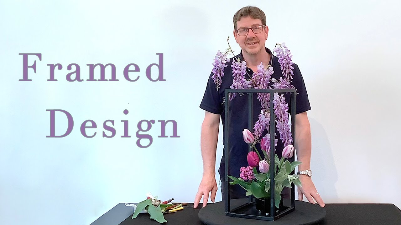 How To Make A Framed Design Featuring Wisteria