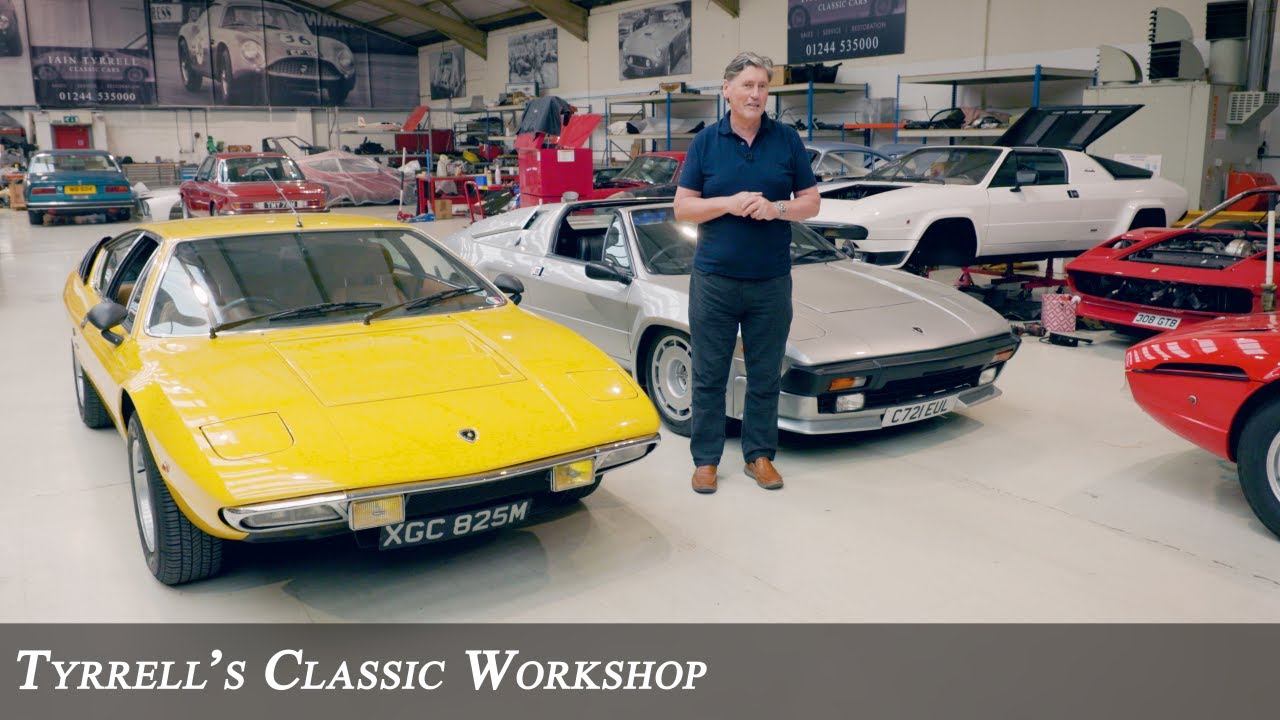 Lamborghini Urraco P250 - Three Baby Bulls in the Workshop! Part 1 of 3 | Tyrrell's Classic Workshop