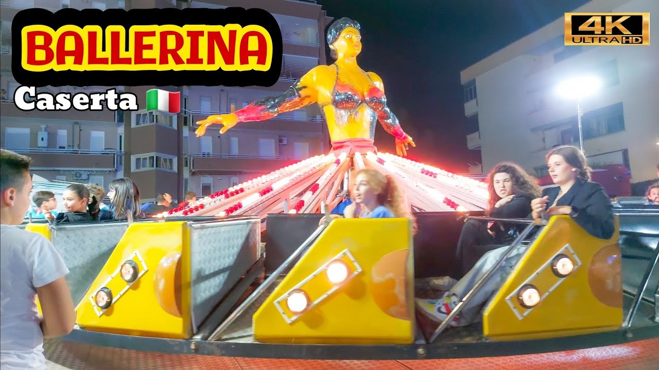 BALLERINA Giostre - Rides 2023 🇮🇹 Lunapark 4K Caserta