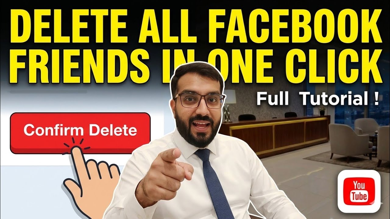 How To Delete All Facebook Friends In One Click