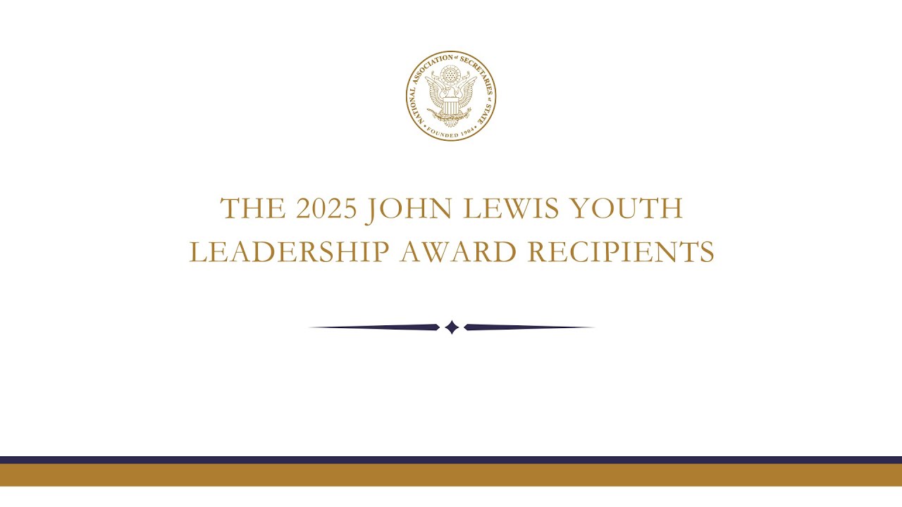 NASS John Lewis Youth Leadership Award 2025 Recipients