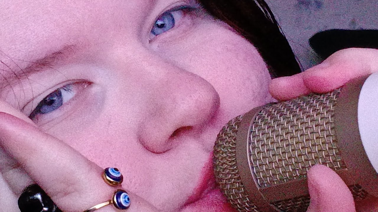 ASMR- up close mouth sounds, heavy breathing, mic licking, mic kisses. 