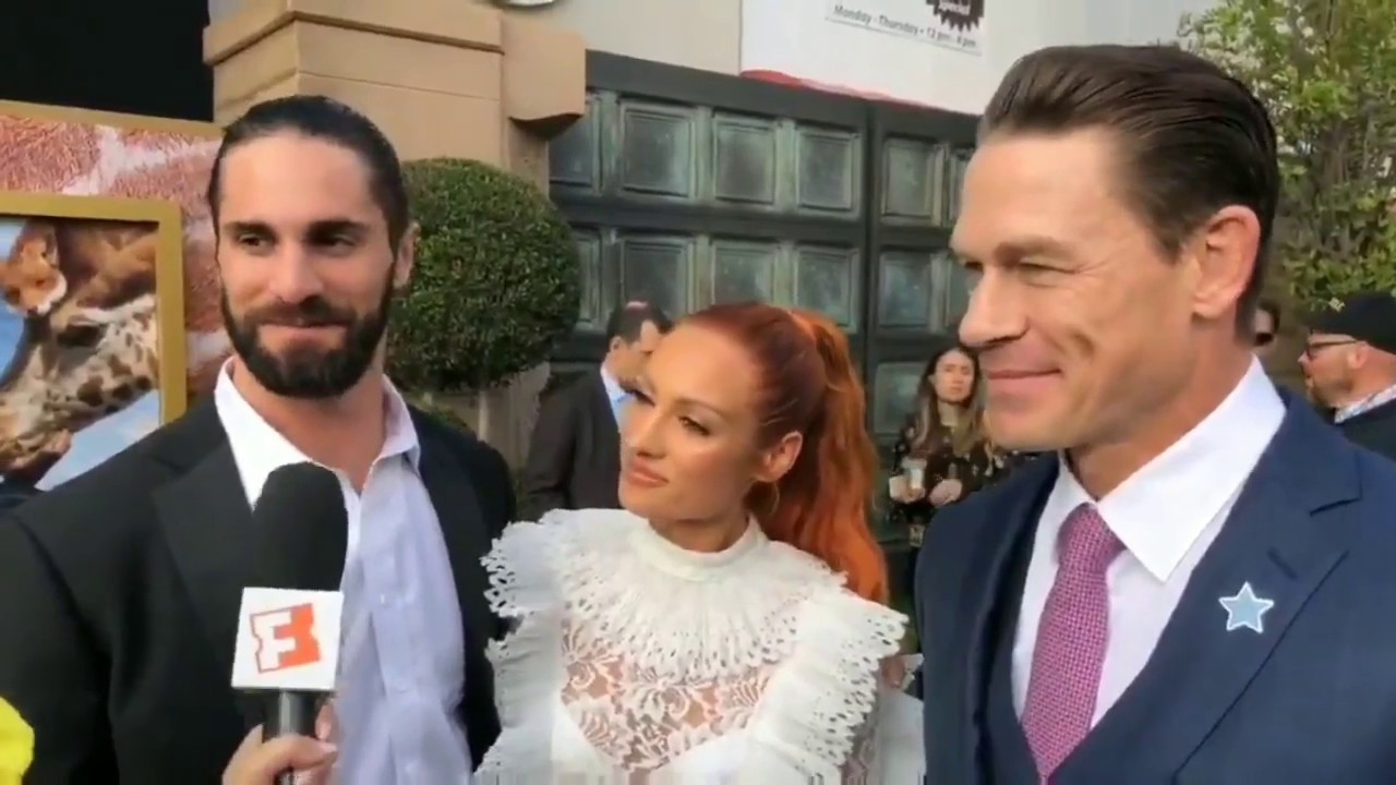 Dolittle John Cena SethRollins BeckyLynch RoyalRumble2020