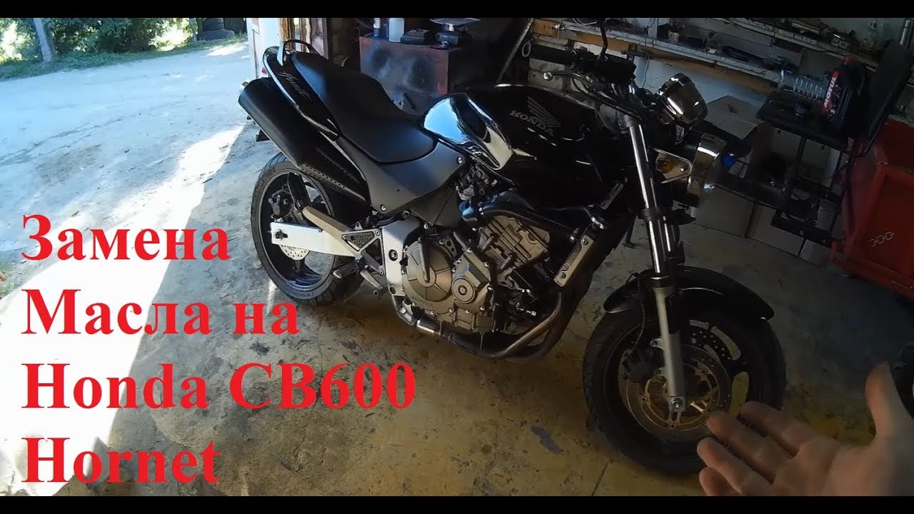 Замена масла на Honda CB600 Hornet