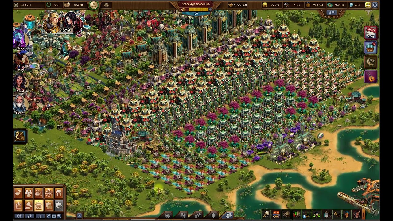 You don't need Stellar Warship. Building smart in Forge of Empires